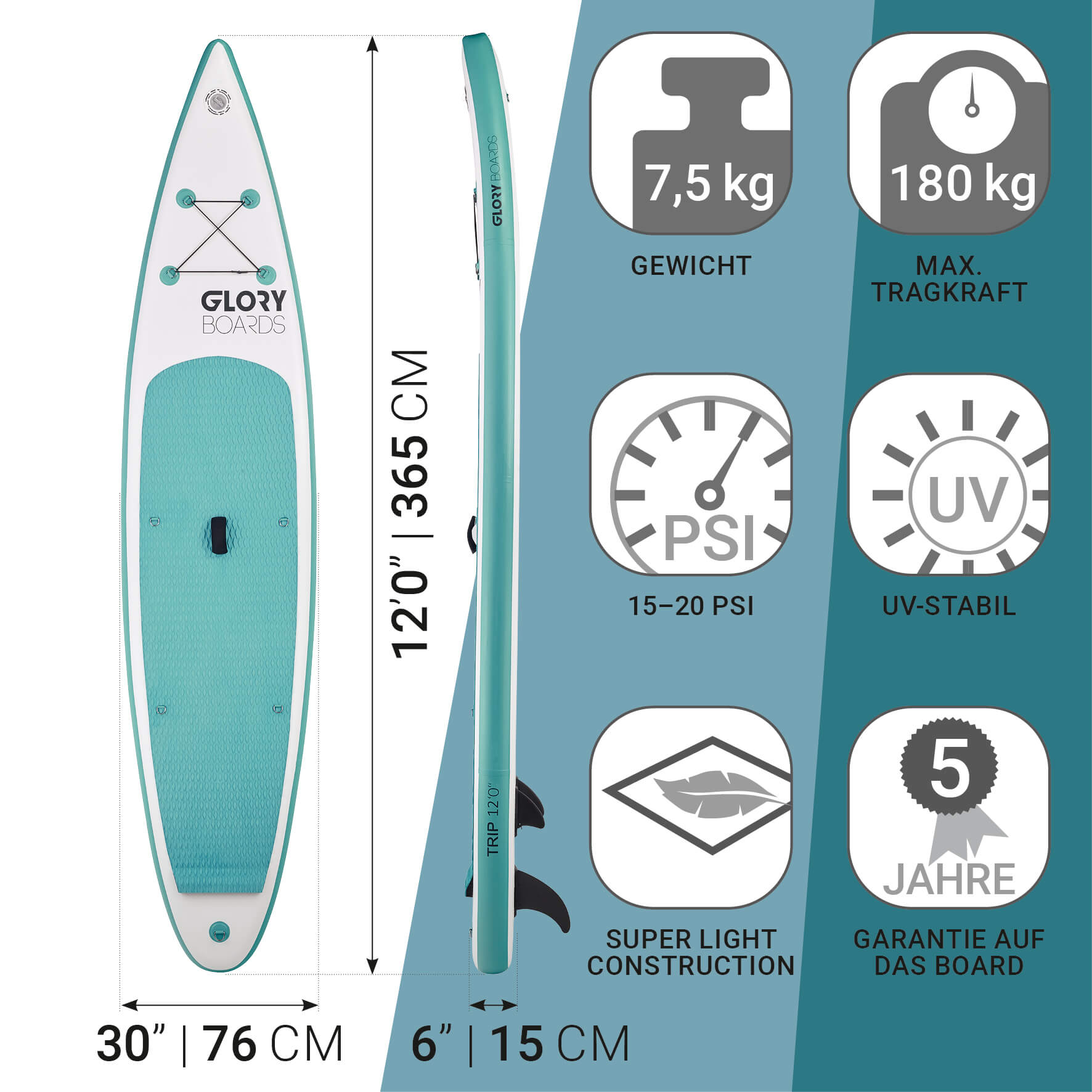 Stand Up Paddle Board "Trip" - The Austrian