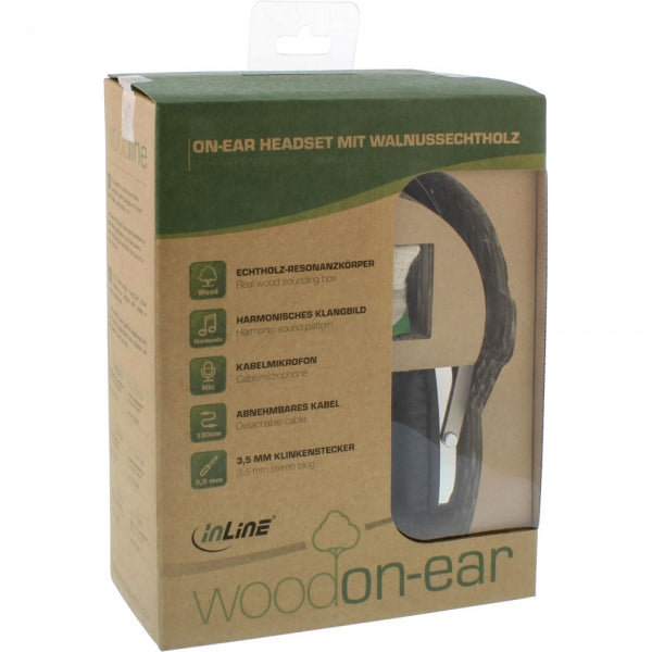InLine® "WOODON-EAR" Headset - The Austrian