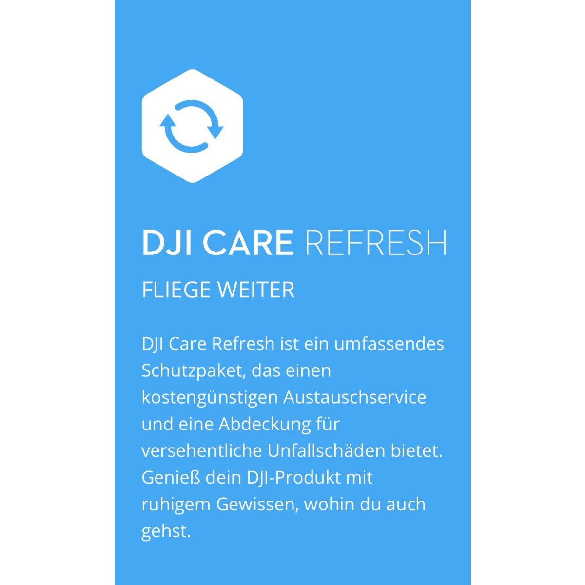 DJI Care Refresh Karte - The Austrian